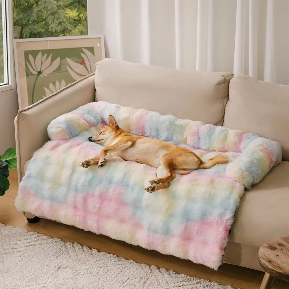 plush dog bed & couch protector – the ultimate cozy haven for your pup | pet supplies for dogs & cats for pets